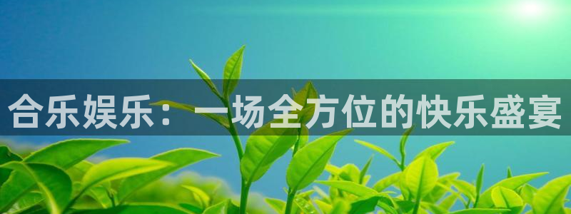乐天堂fun官网：合乐娱乐：一场全方位的快乐盛宴