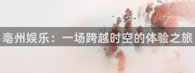 乐天堂fun88备用网址：亳州娱乐：一场跨越时空的体验之旅